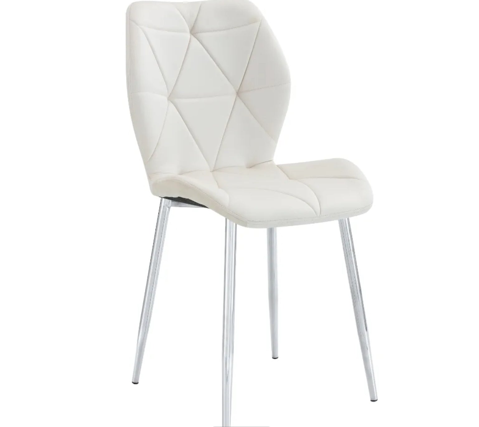 CHAISE ERM-COQUILLAGE PIED CHROME VELOURS BEIGE