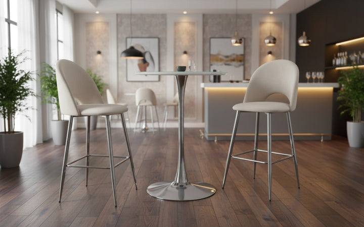 Table de bar rosa-GDM