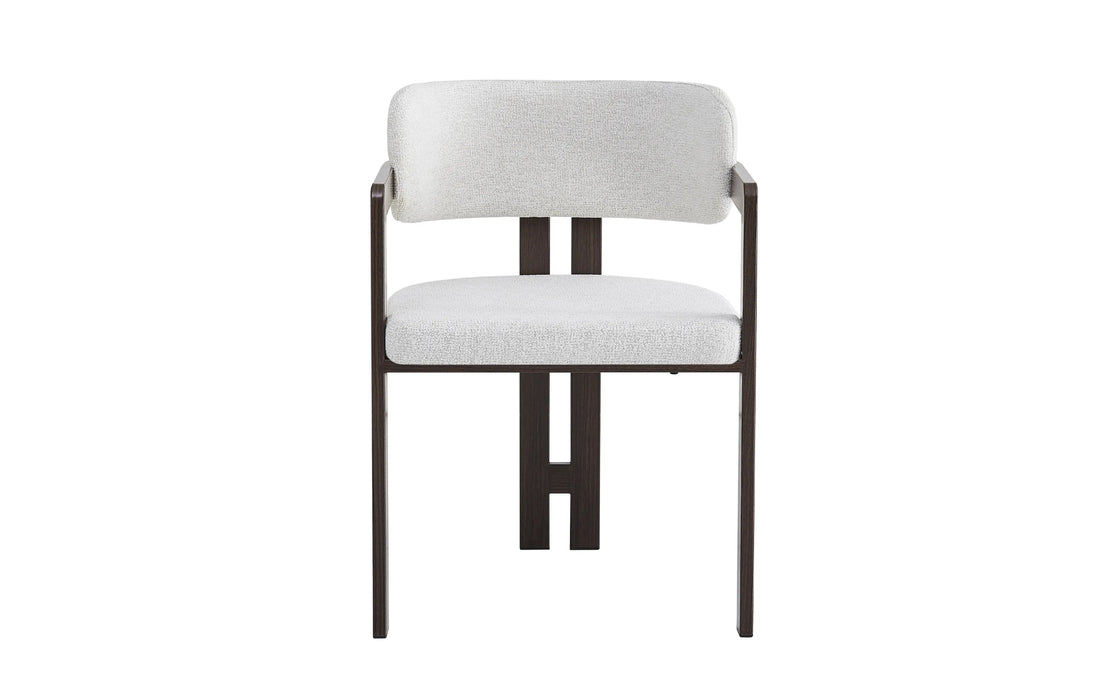 CHAISE ERM-MELLOW PIED EFFET NOYER ASSISE TWEED LATTE