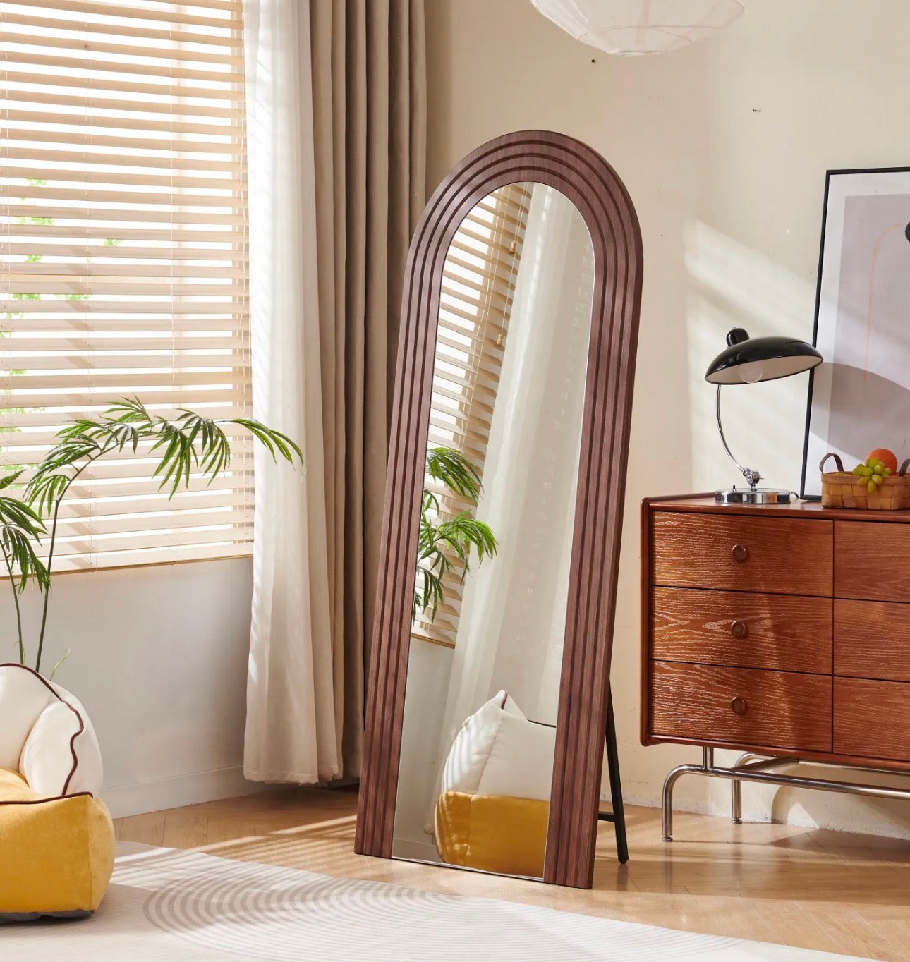 Miroir travertin