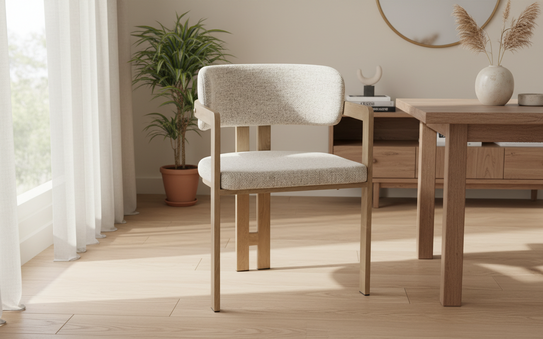 CHAISE ERM-MELLOW PIED CHENE GRIFFEE ASSISE TWEED CAPUCCINO