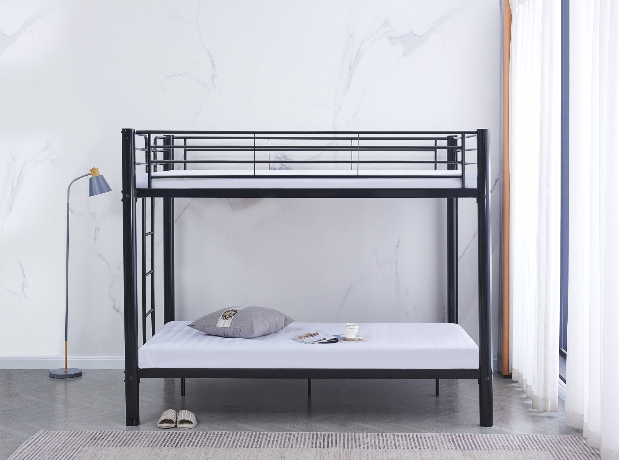 Pack Lit superposé 4 + matelas compris places 2+2 COLOSSE 140x190 cm sommier inclus