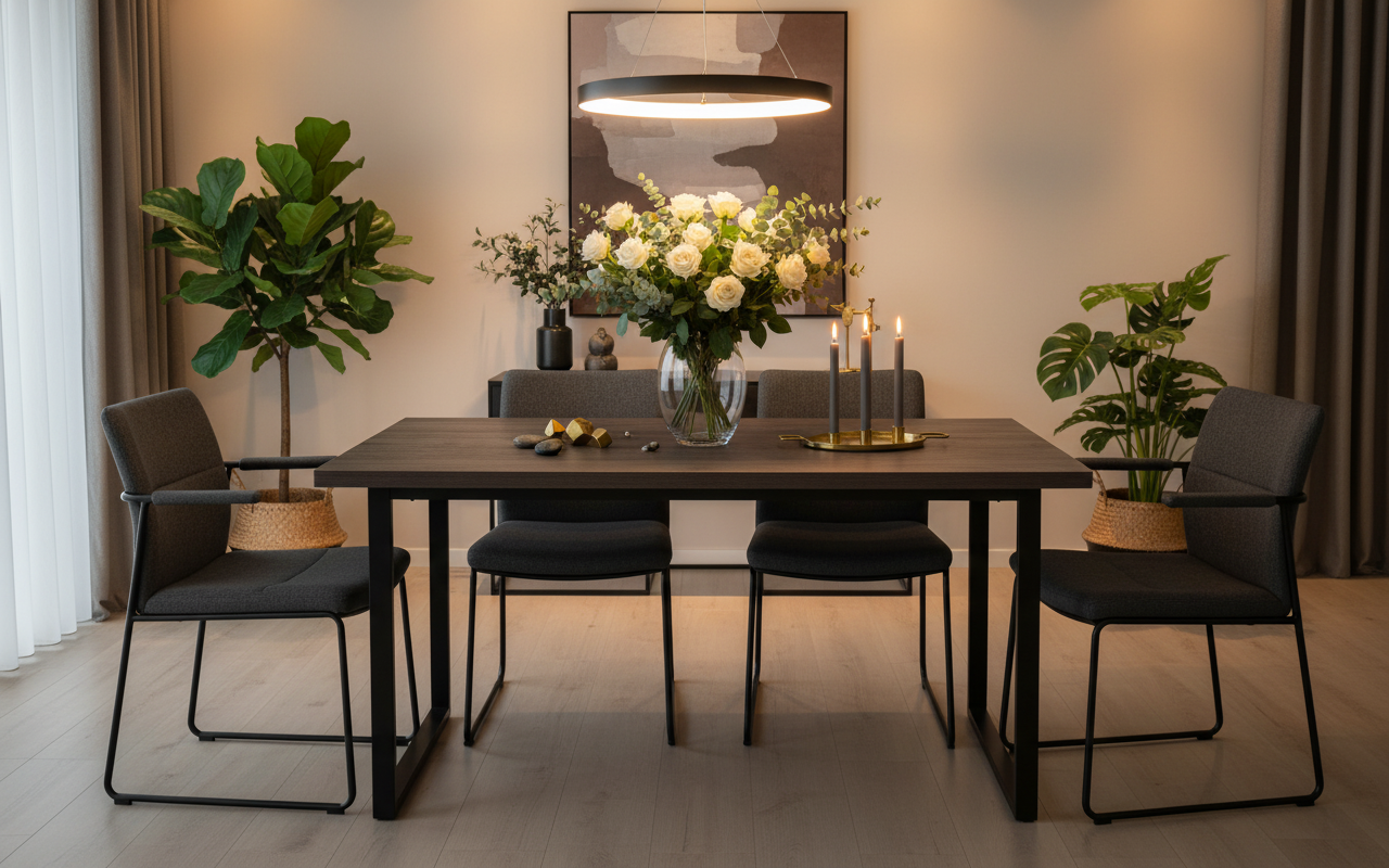 Table à manger ERM-Belgrade 160x90x75