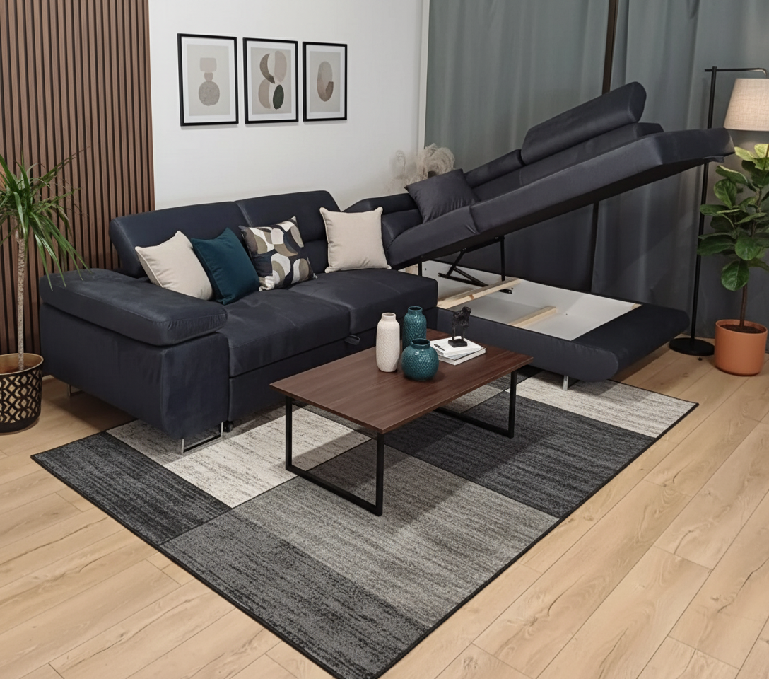 Canapé ERM-Toulouse angle droit convertible