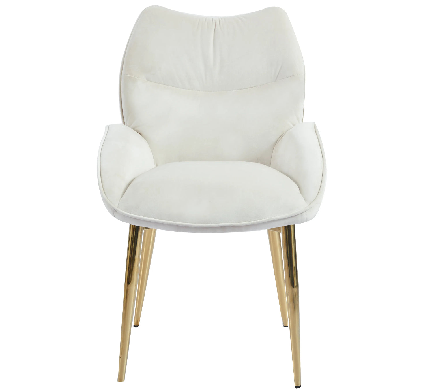 CHAISE ERM-LOHA PIED GOLD VELOURS BEIGE