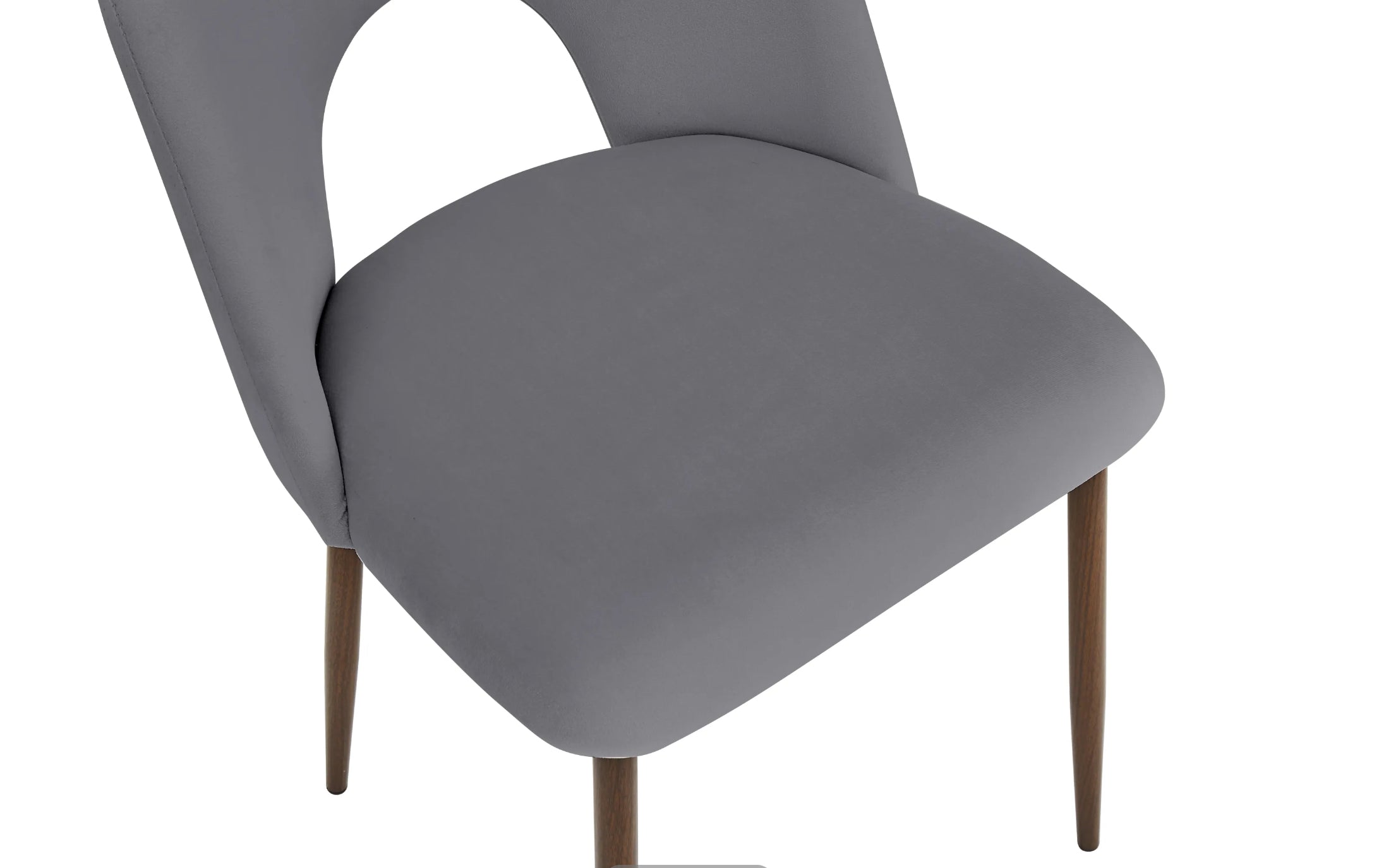 CHAISE ERM-TEDDY METAL NOYER VELOURS ANTHRACITE