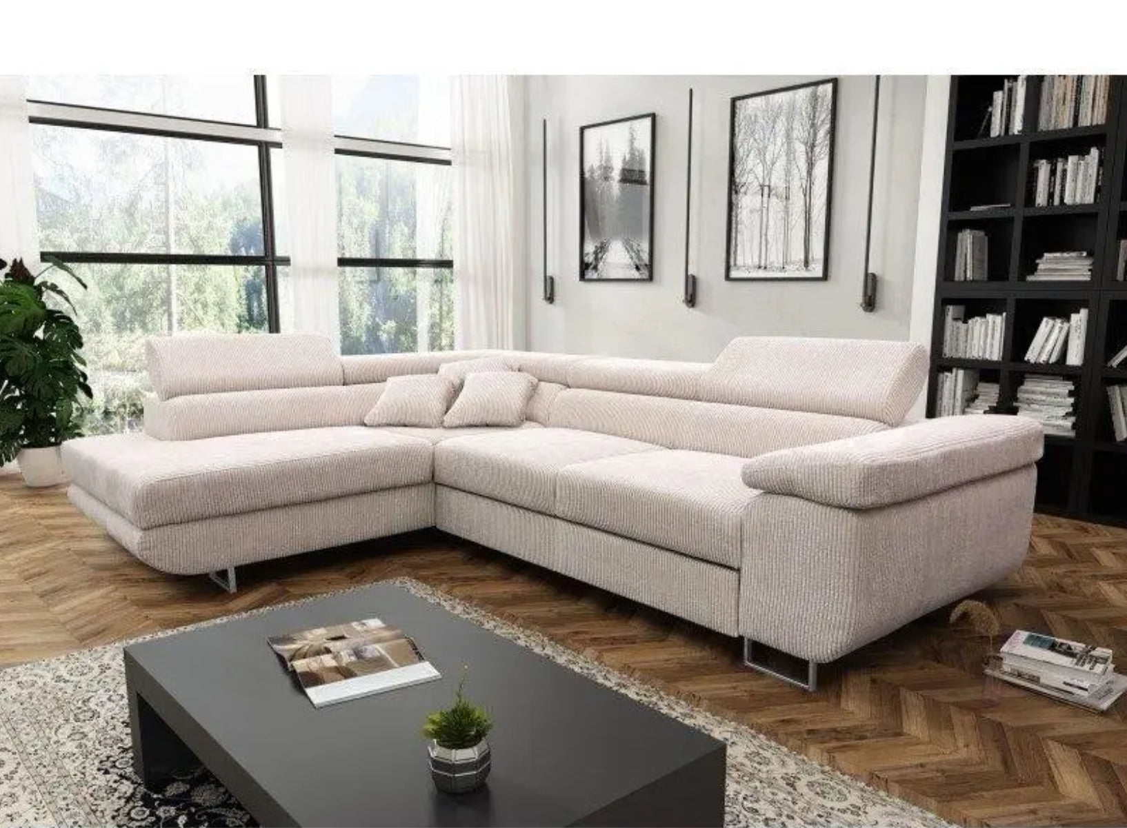 CANAPE ERM-TOULOUSE ANGLE CONVERTIBLE GAUCHE 275x205