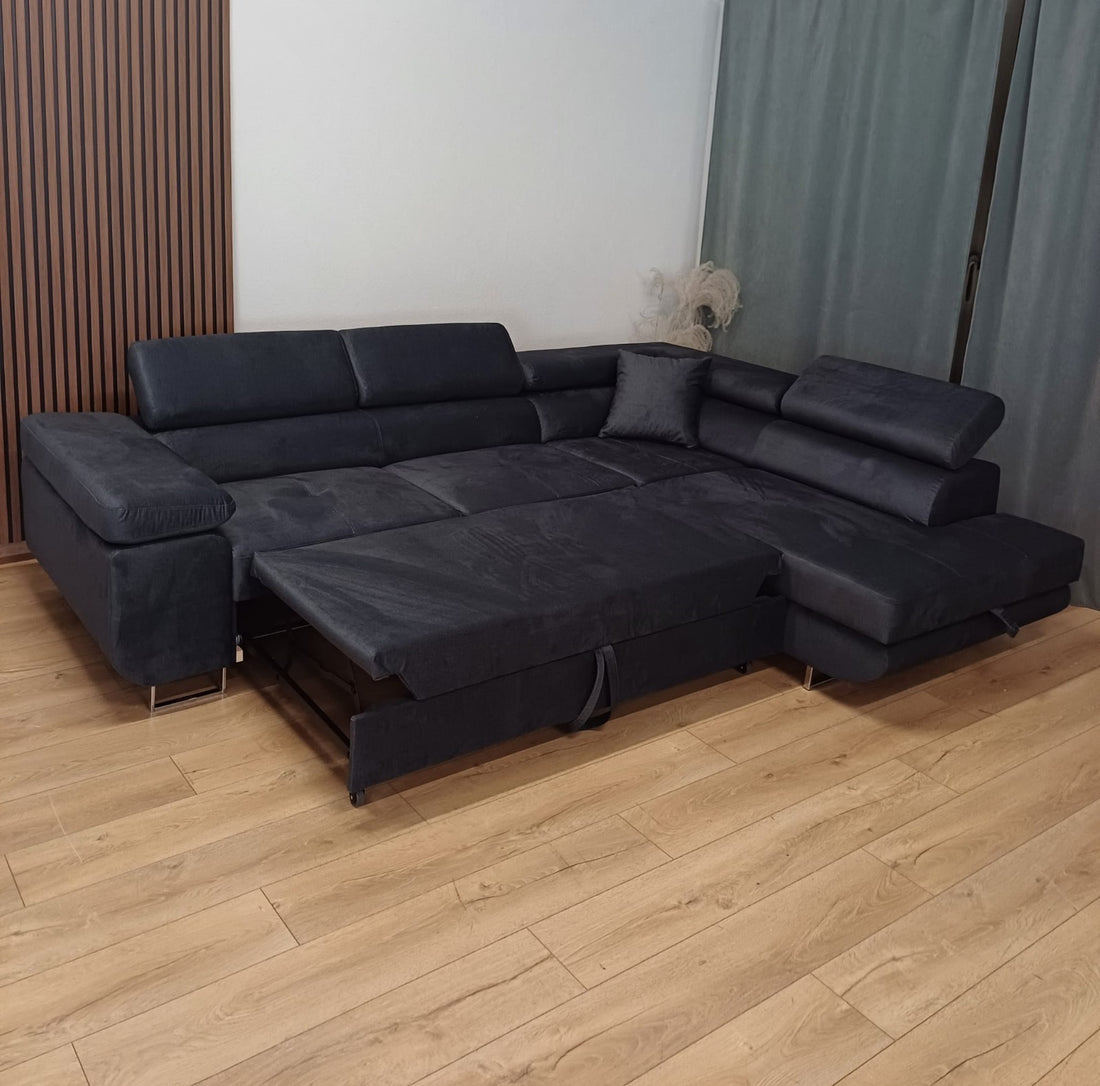 CANAPE ERM-TOULOUSE ANGLE DROIT CONVERTIBLE 275x205cm