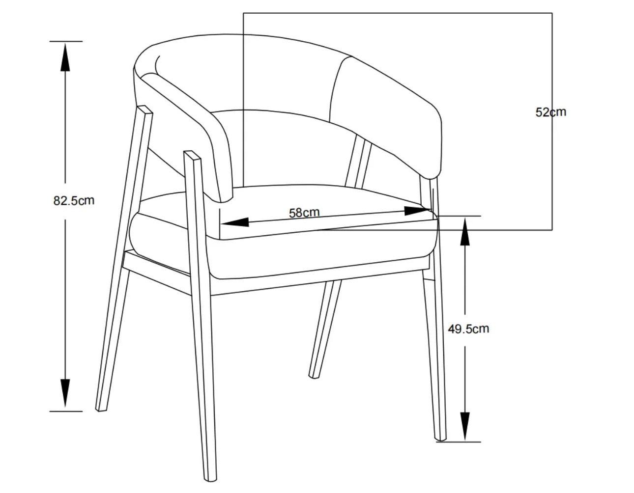 Chaise Alicia-ERM blanc