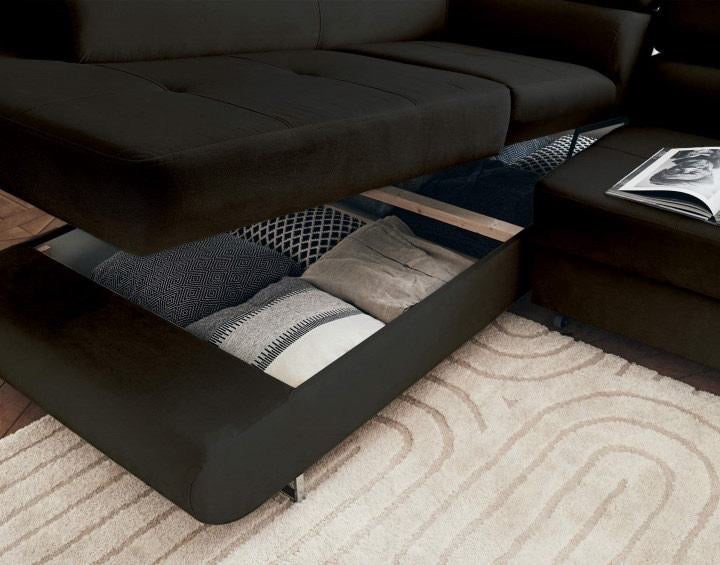 CANAPE ERM-TOULOUSE ANGLE DROIT CONVERTIBLE 275x205cm