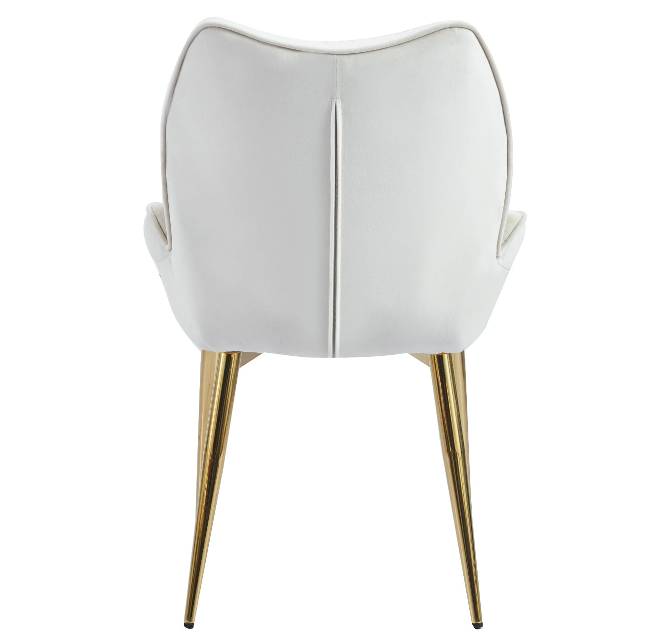 CHAISE ERM-LOHA PIED GOLD VELOURS BEIGE