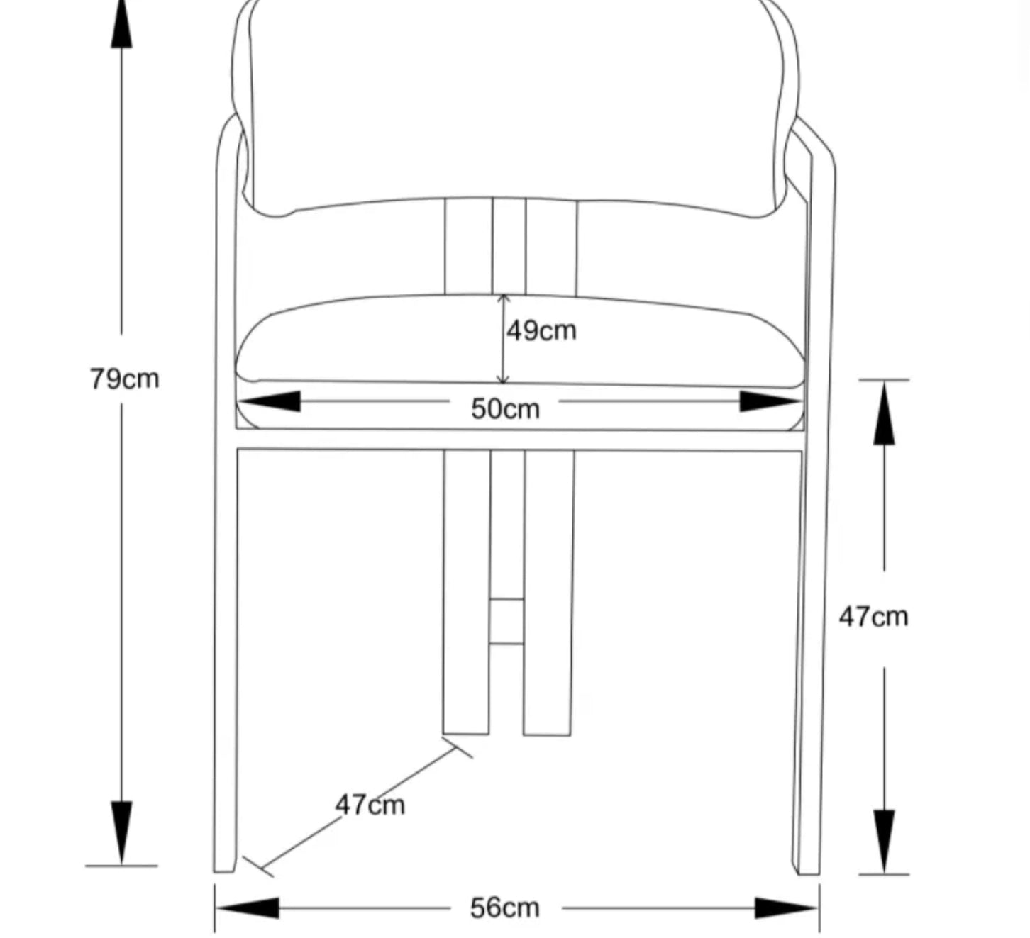 CHAISE ERM-MELLOW PIED METAL NOIR ASSISE VELOURS BEIGE