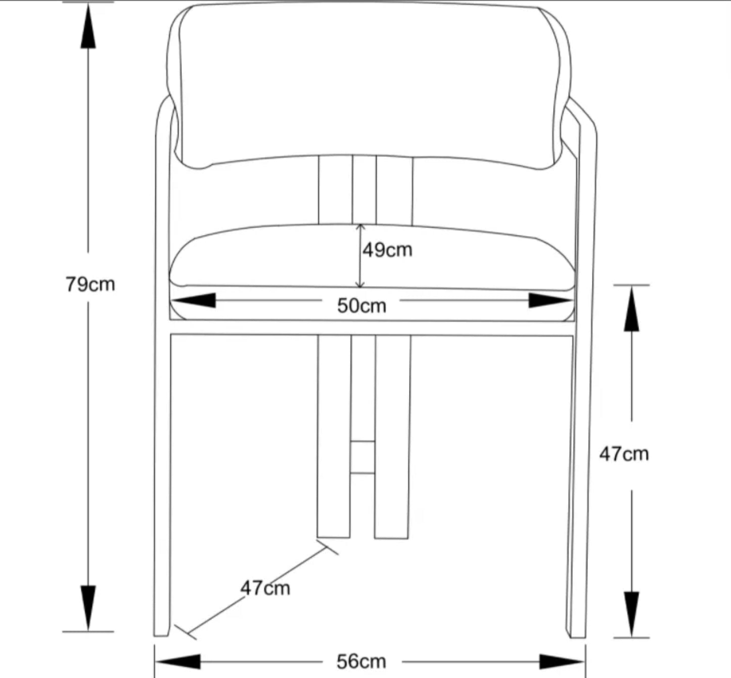 CHAISE ERM-MELLOW PIED EFFET NOYER ASSISE TWEED GRAIN SABLE