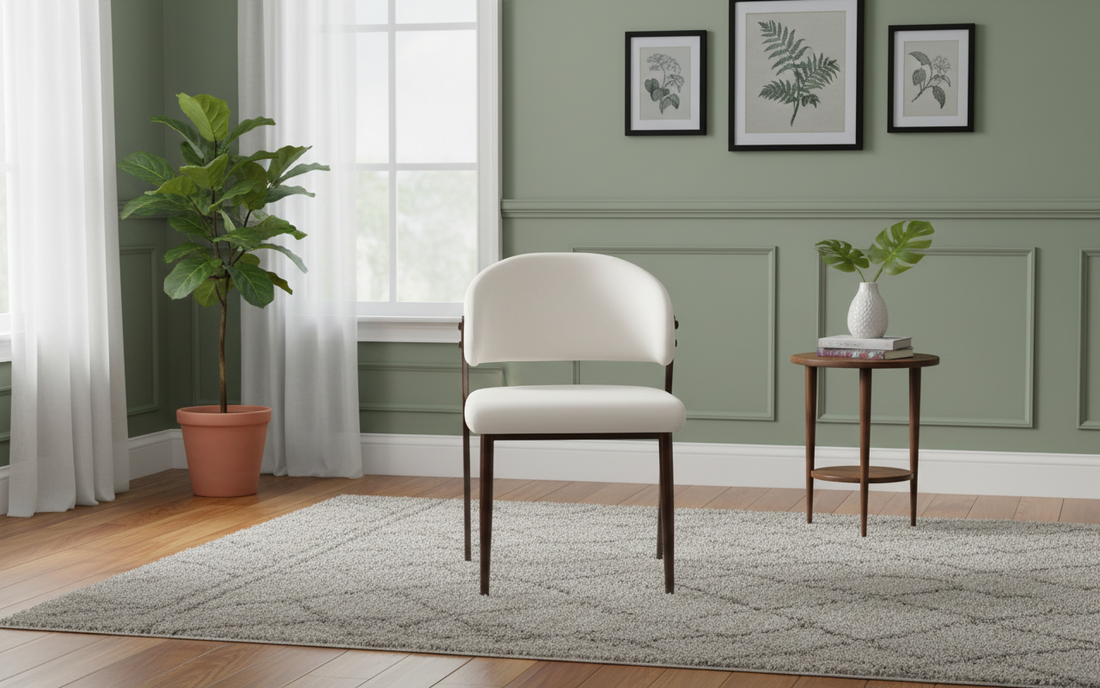 CHAISE ERM-LAMIA PIEDS NOYER VELOURS BEIGE