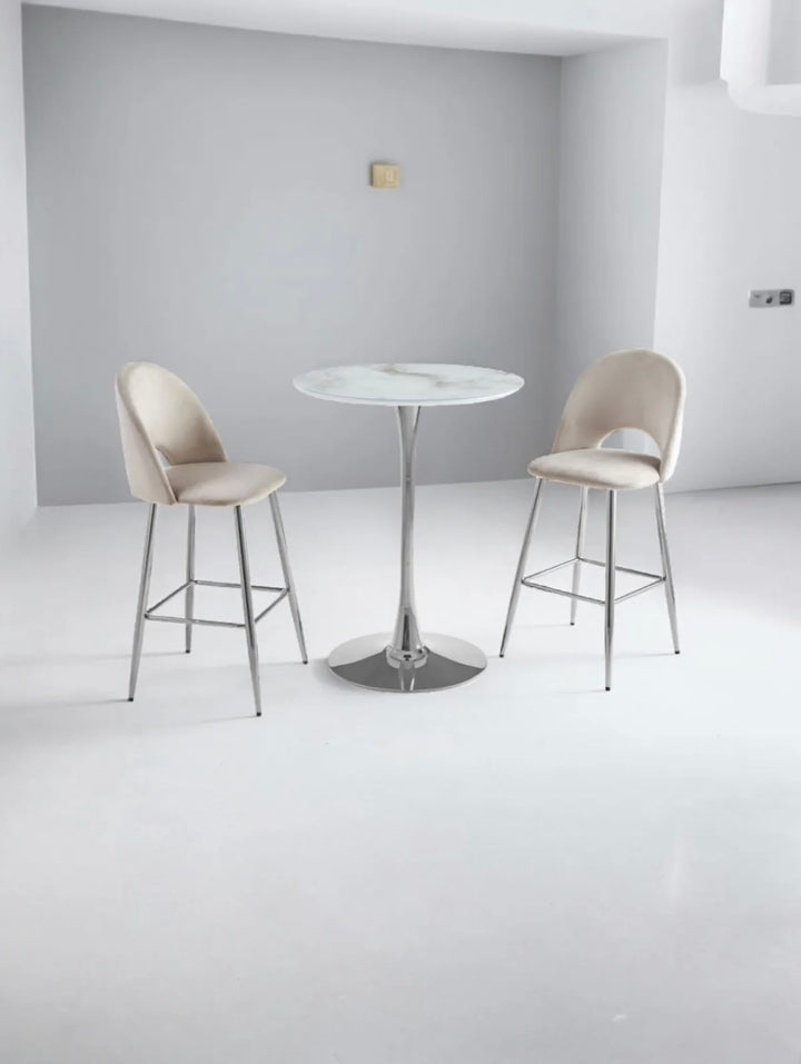 Table de bar rosa-GDM