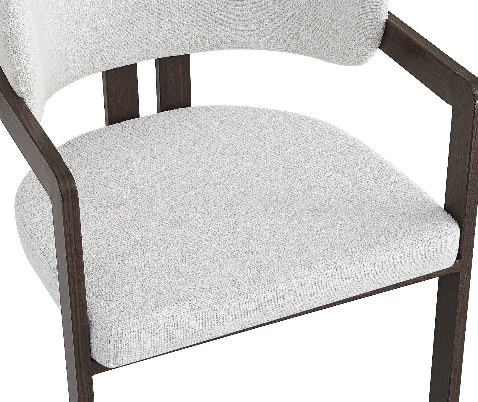 CHAISE ERM-MELLOW PIED EFFET NOYER ASSISE TWEED LATTE