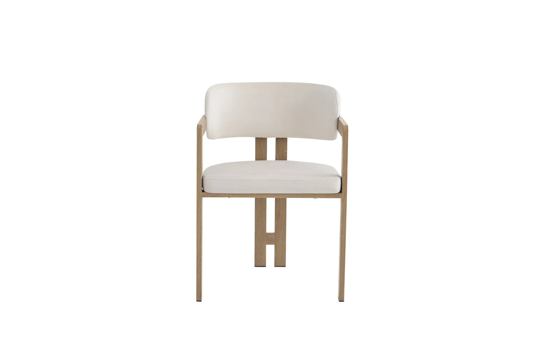 CHAISE ERM-MELLOW PIED METAL CHENE GRIFFEE ASSISE VELOURS BEIGE