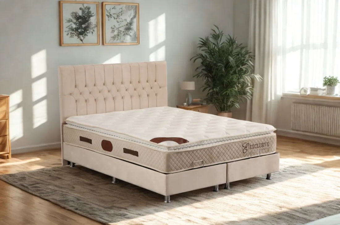 Lit coffre Hugo beige-SAN