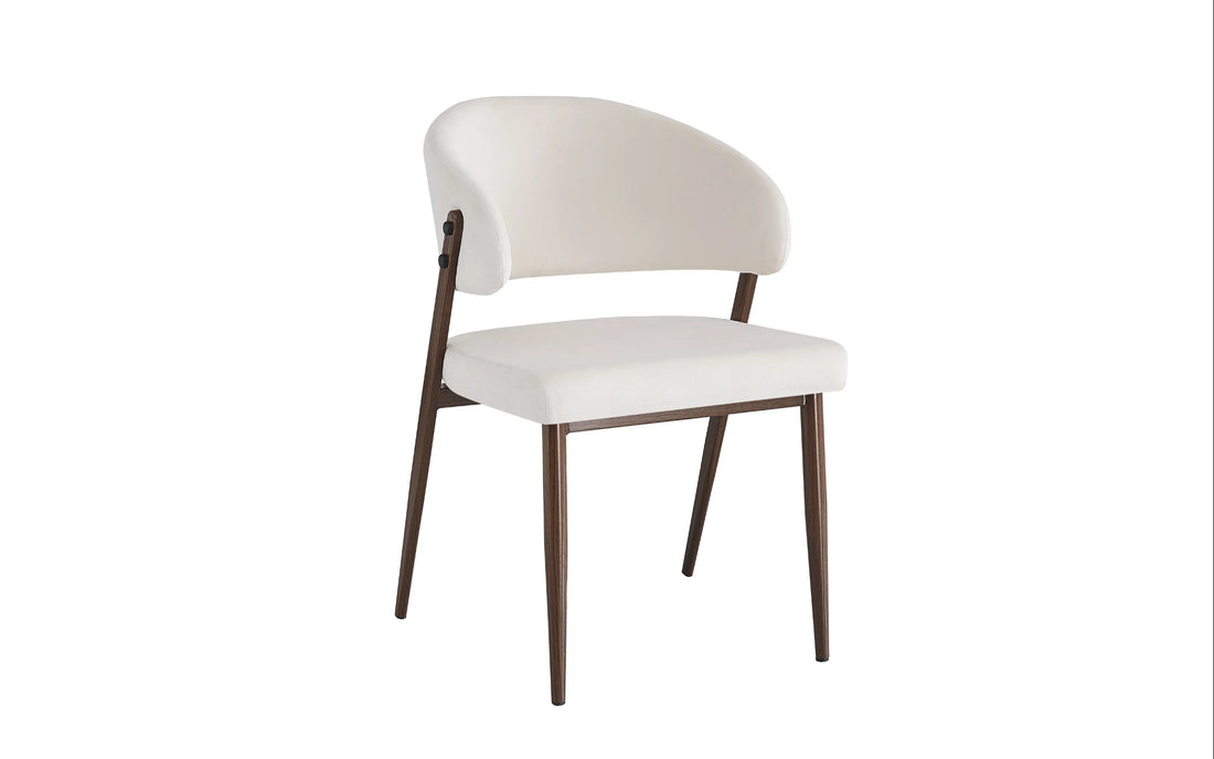 CHAISE ERM-LAMIA PIEDS NOYER VELOURS BEIGE