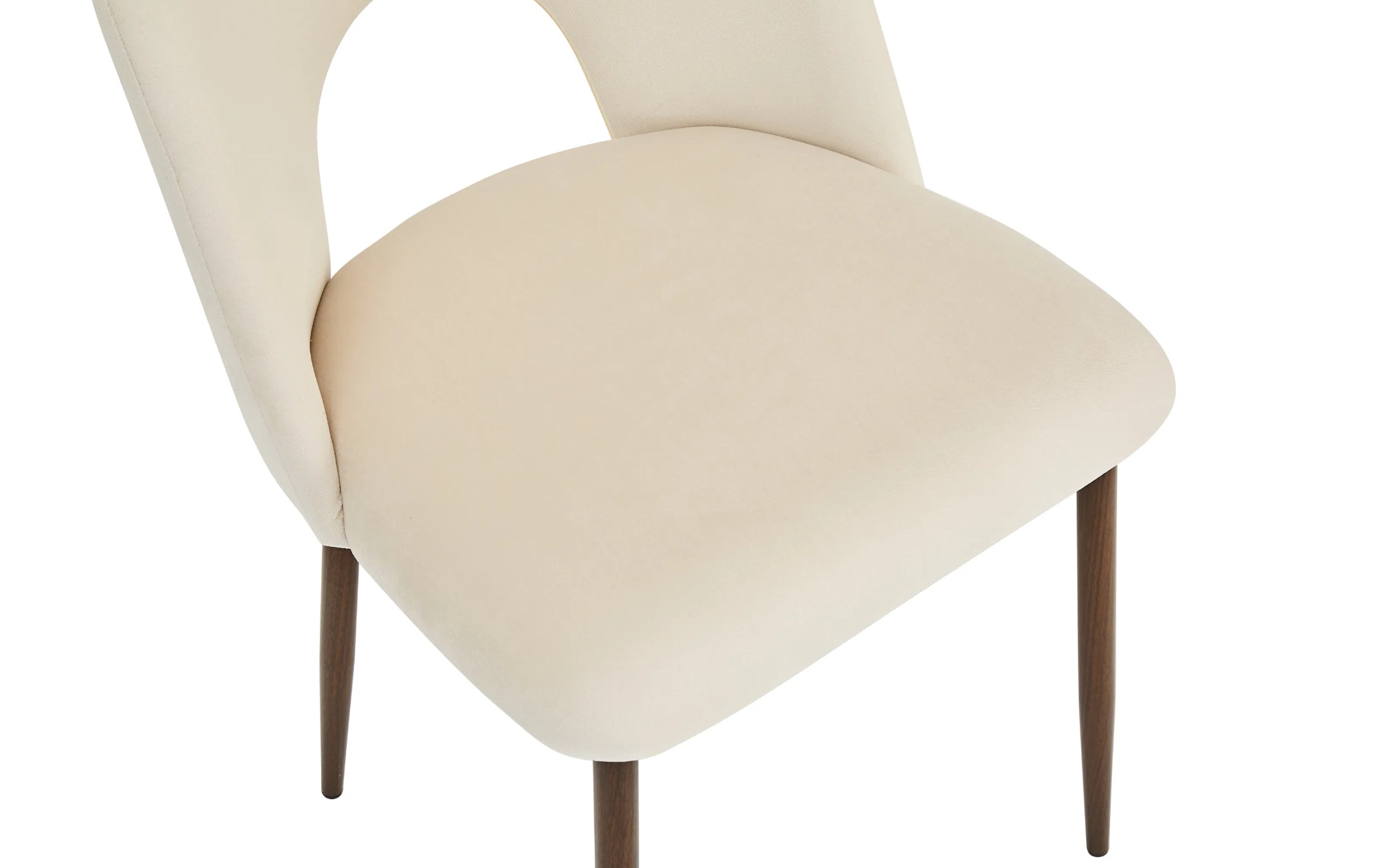 CHAISE ERM-TEDDY METAL NOYER VELOURS BEIGE