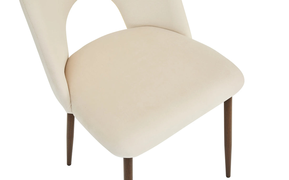 CHAISE ERM-TEDDY METAL NOYER VELOURS BEIGE