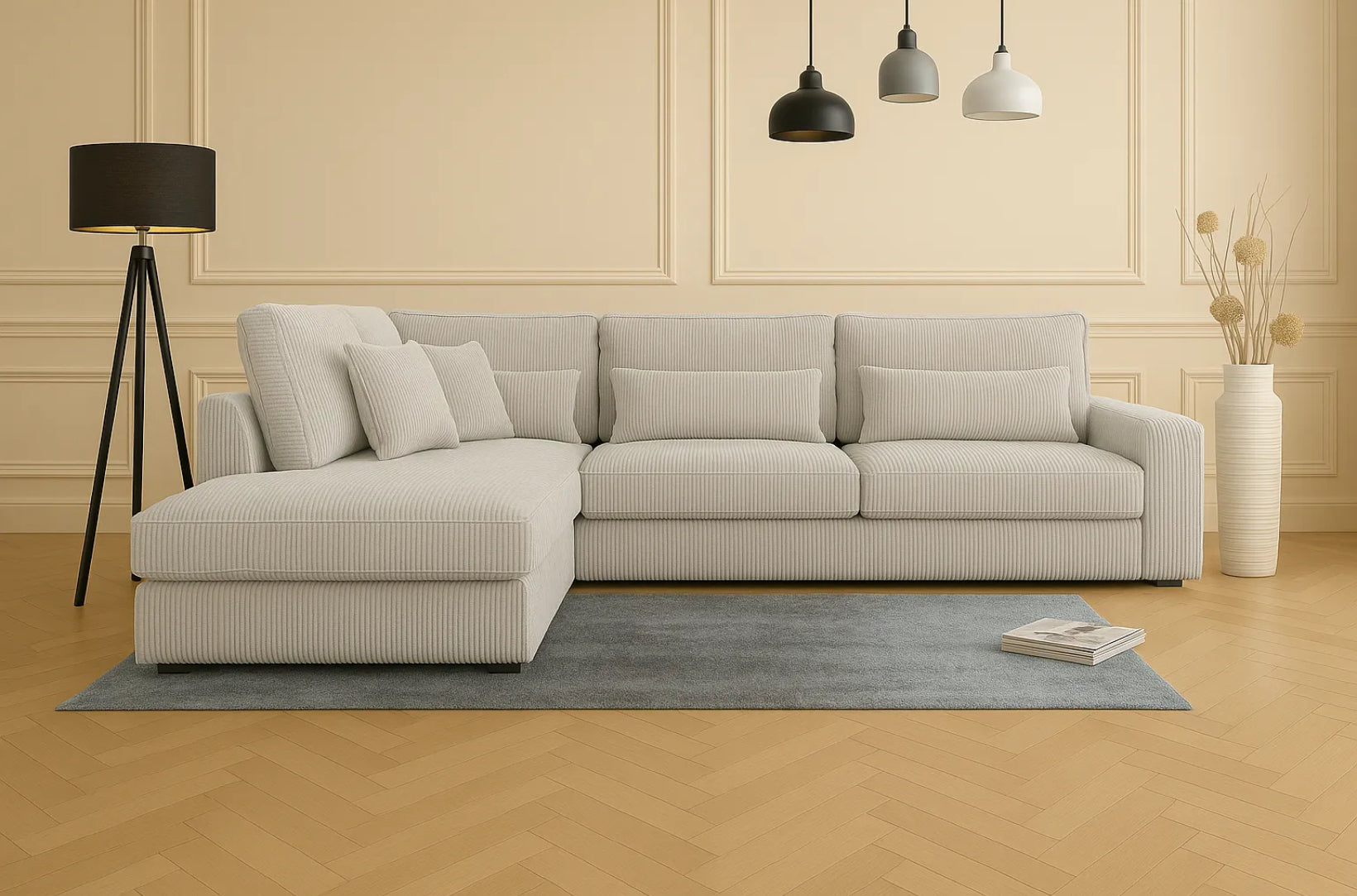 Canapé ERM-Bristol d’angle gauche