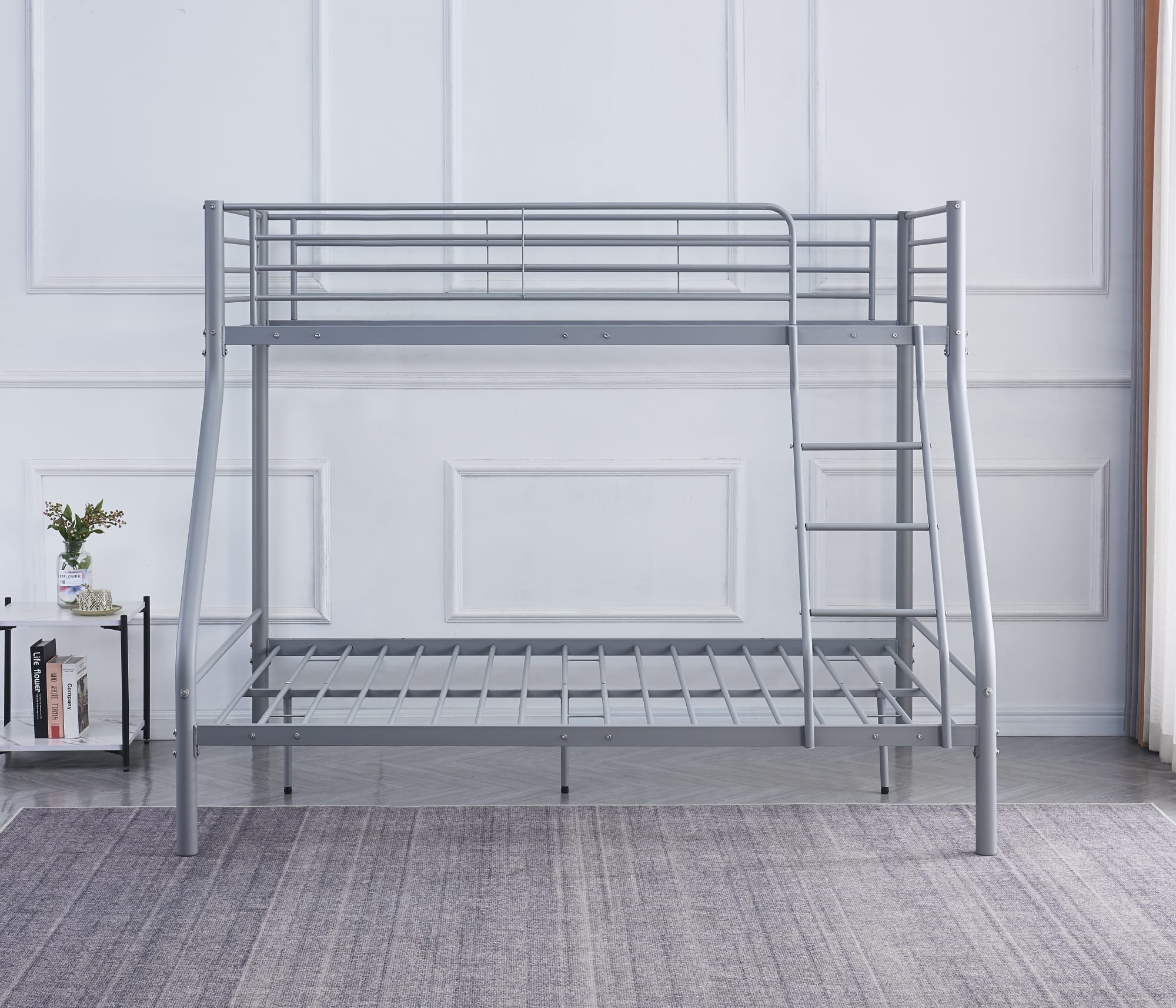 Lit superposé 3 places 2+1 métal COSTO sommier inclus