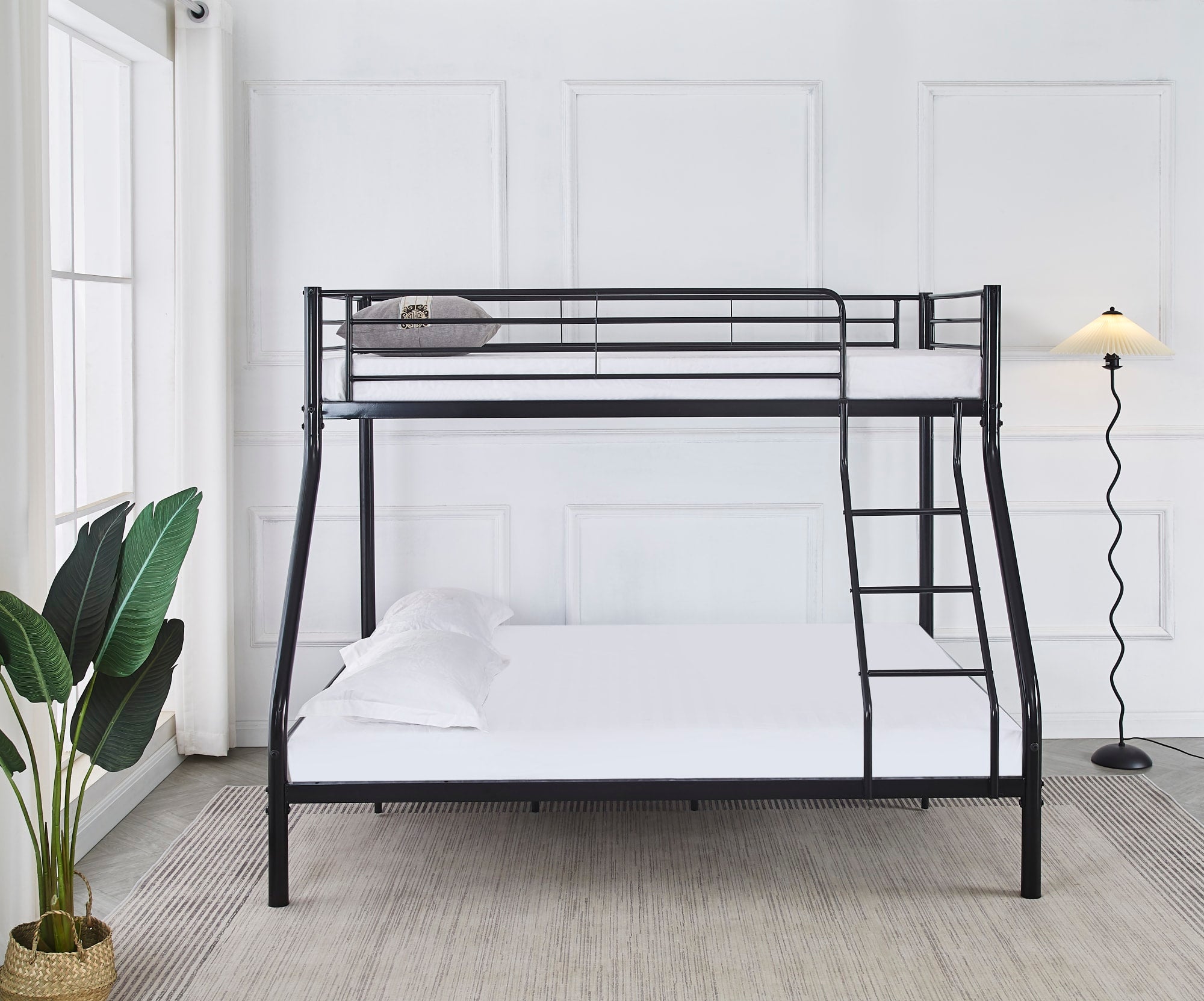 LIT SUPERPOSÉ BOB NOIR 90X190cm + 140x190 cm