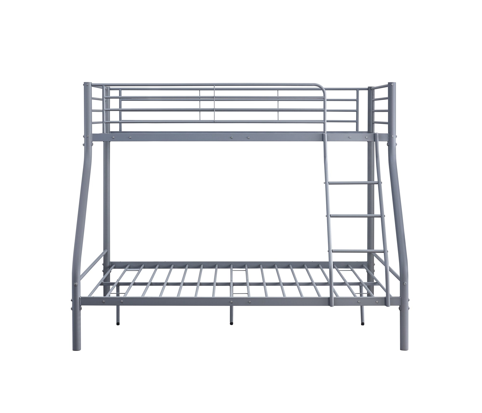 LIT SUPERPOSE BATNA EN BOIS 2+1 GRIS 90X190cm + 140x190cm