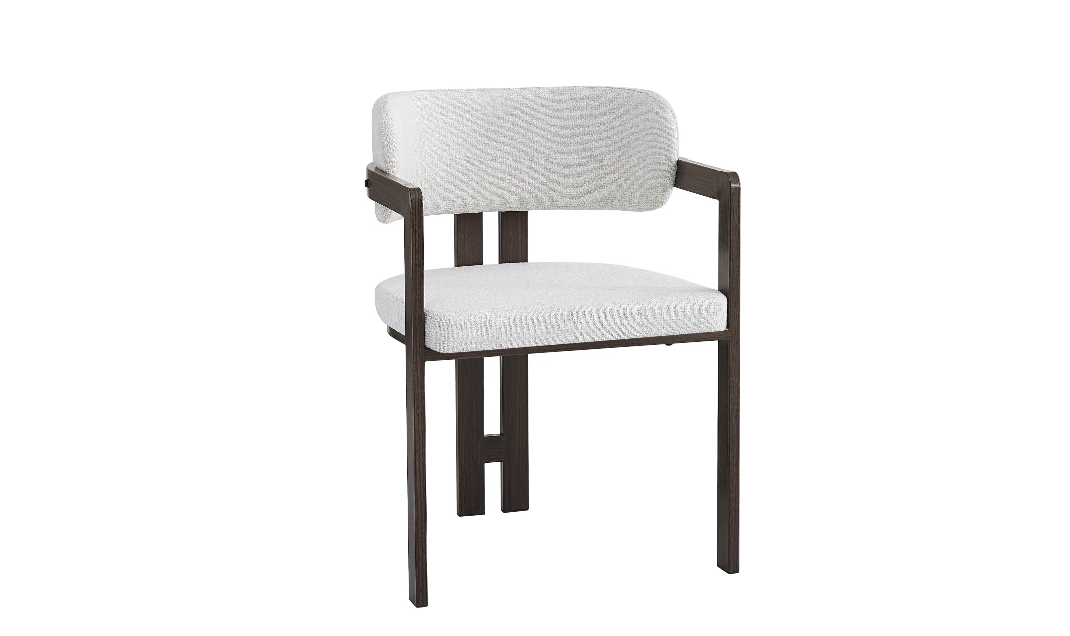 CHAISE ERM-MELLOW PIED EFFET NOYER ASSISE TWEED LATTE