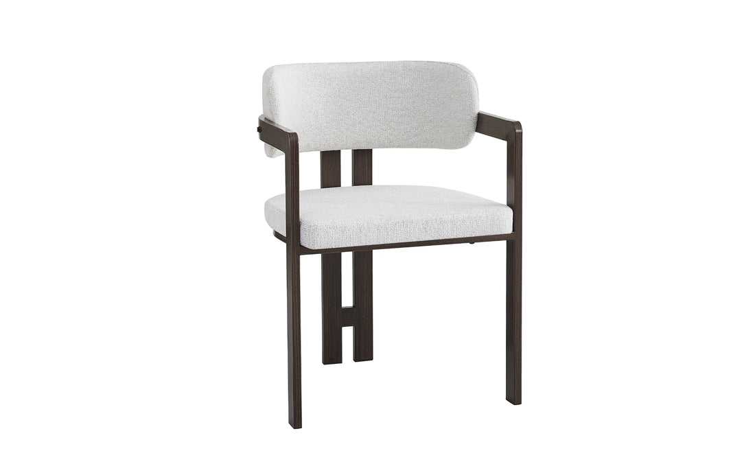 CHAISE ERM-MELLOW PIED EFFET NOYER ASSISE TWEED LATTE