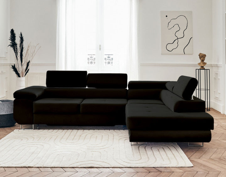 CANAPE ERM-TOULOUSE ANGLE DROIT CONVERTIBLE 275x205cm