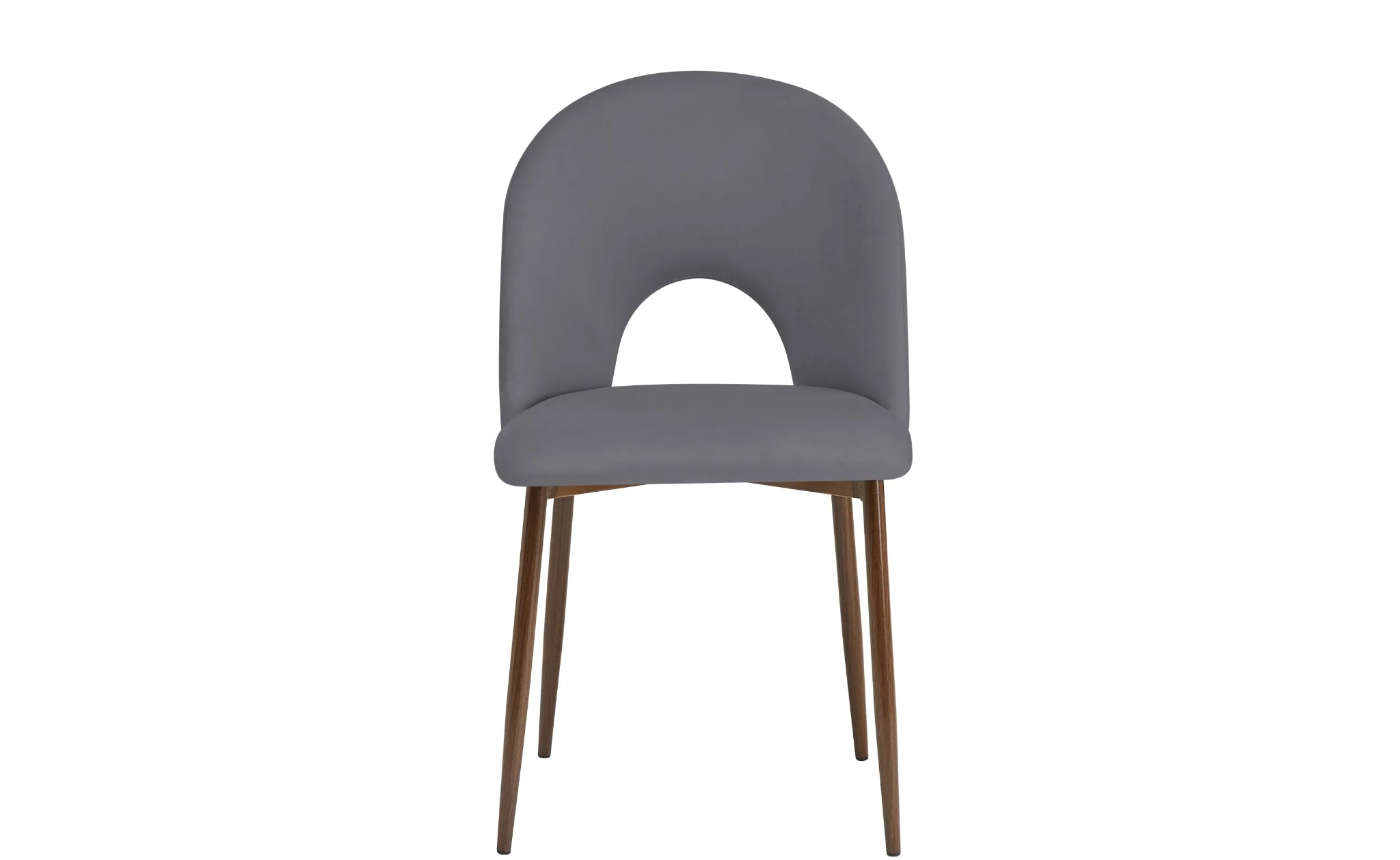 CHAISE ERM-TEDDY METAL NOYER VELOURS ANTHRACITE