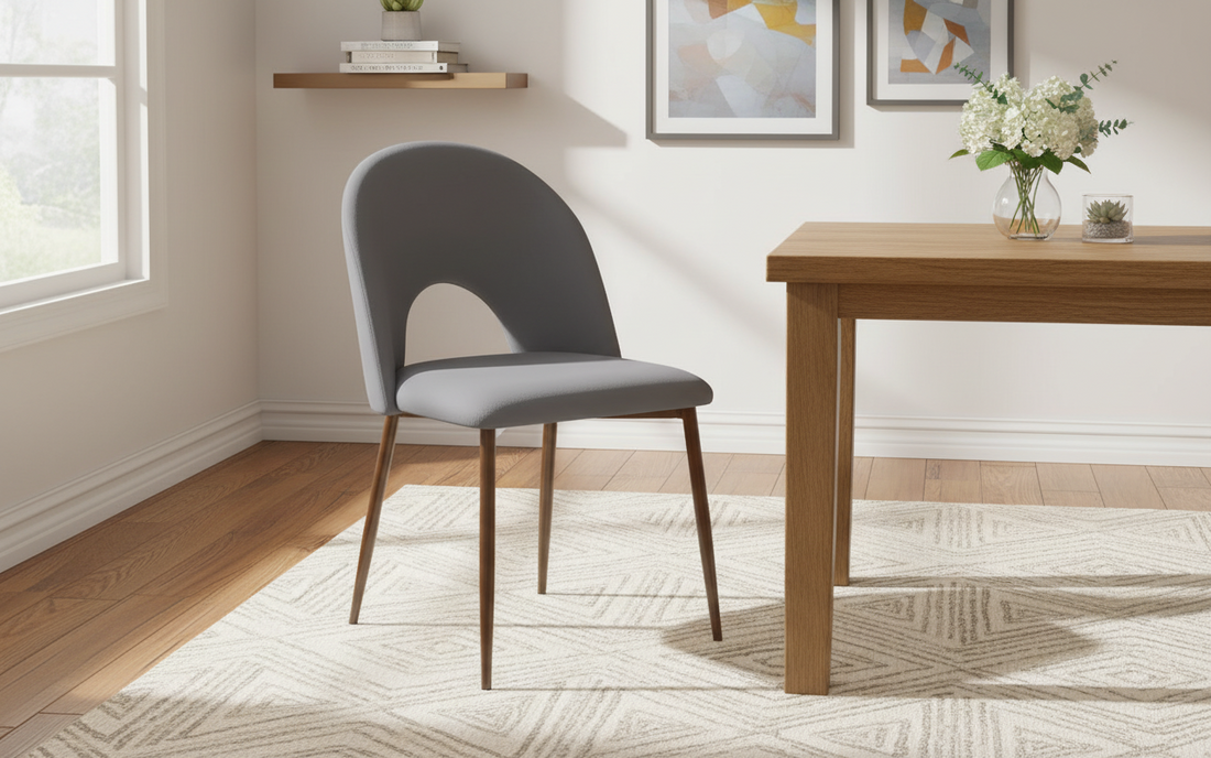 CHAISE ERM-TEDDY METAL NOYER VELOURS ANTHRACITE