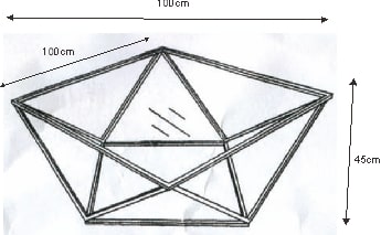 TABLE BASSE ALINA CHROME MARBRE BLANC 100x100x45 cm