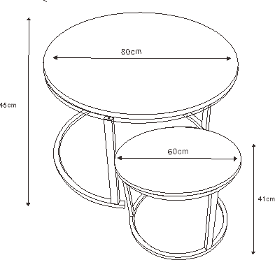 TABLE BASSE GIGOGNE GOLD MARBRE MOKA 80x45 cm