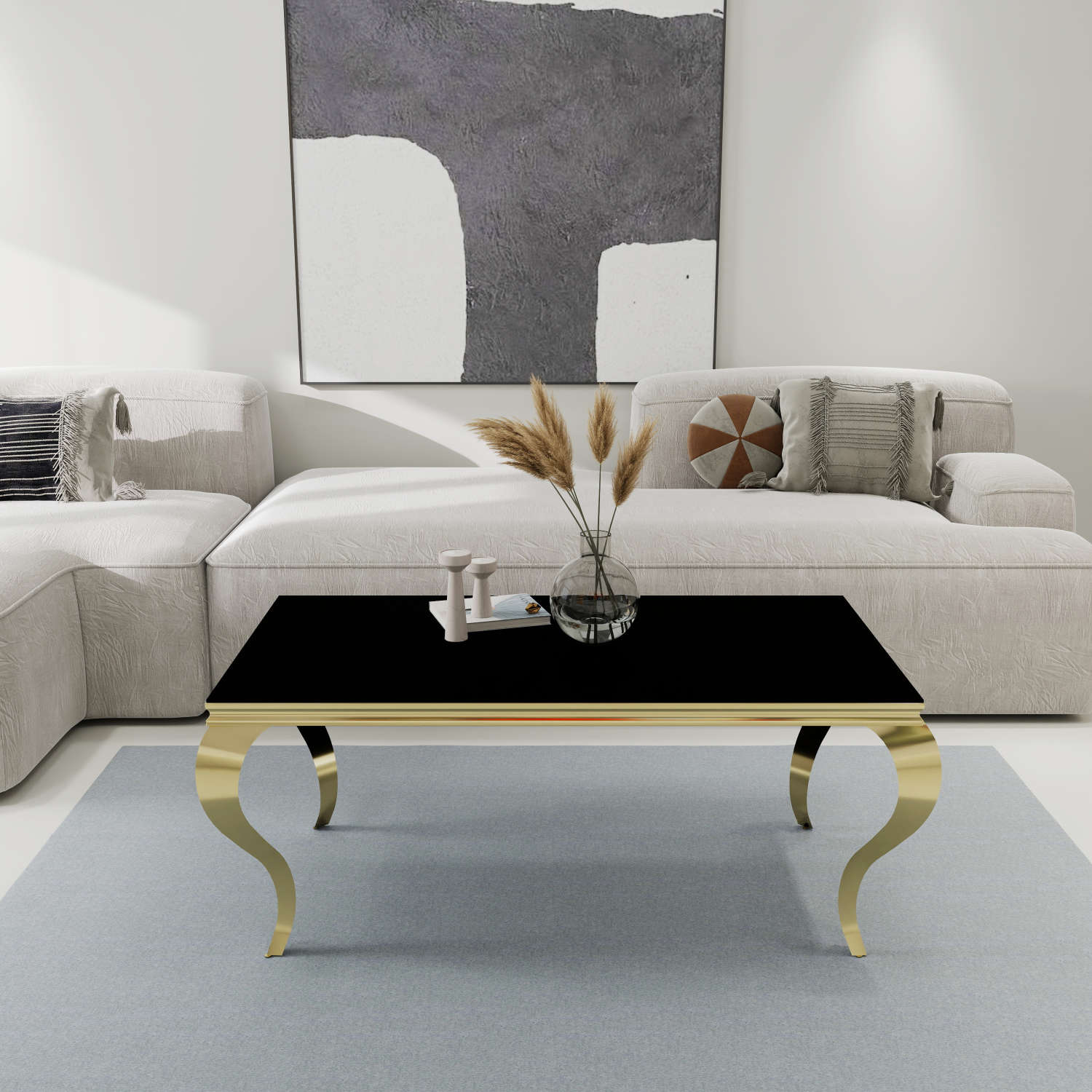 Table basse BAROQUE Gold  120x60x45 cm