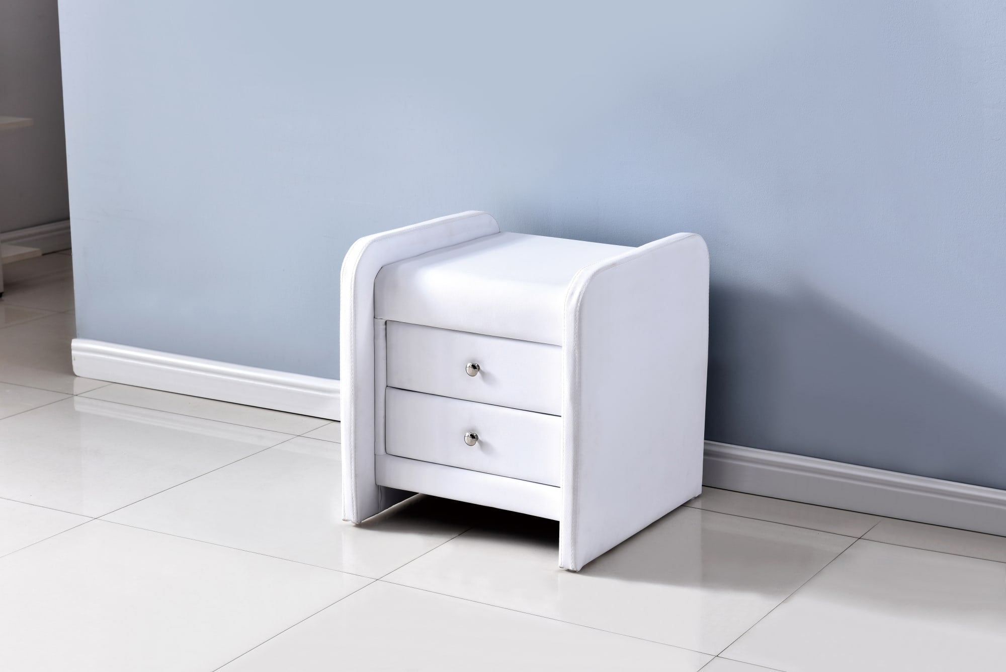 Chevet EDGAR Simili cuir 48x48x50 cm