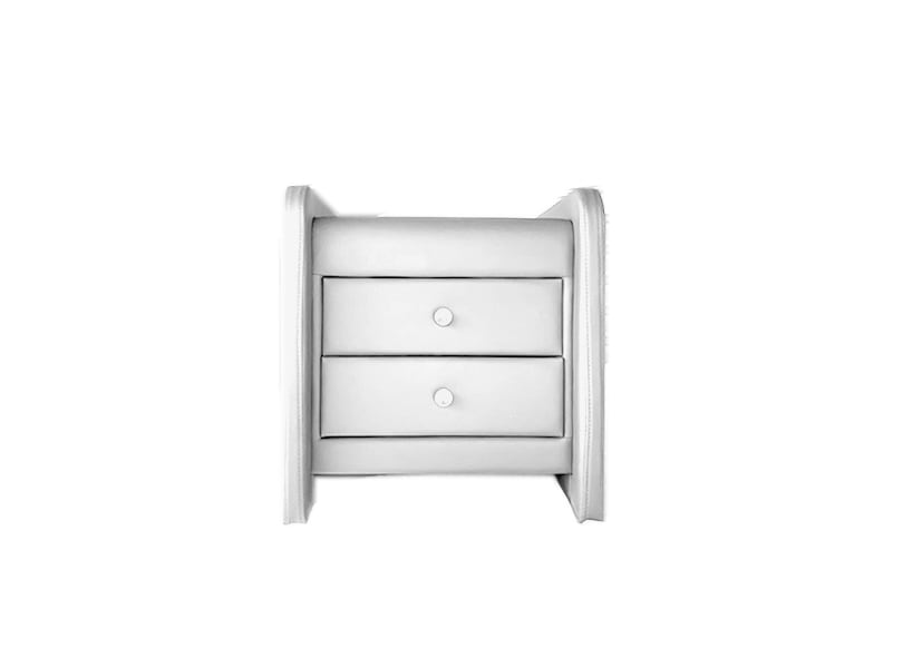 Chevet EDGAR Simili cuir 48x48x50 cm