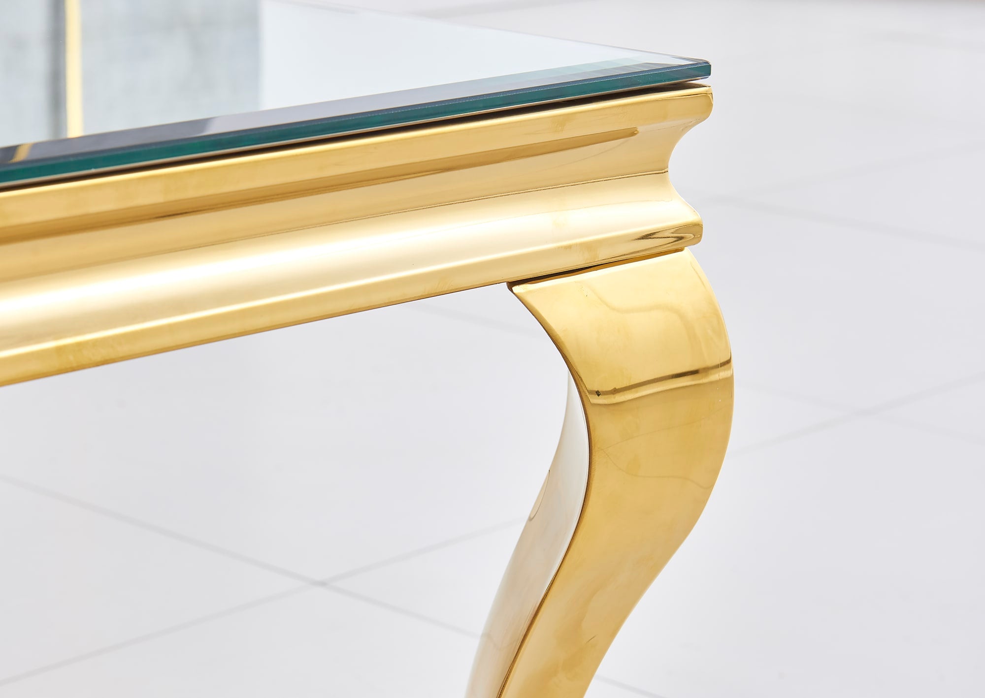 GUERIDON BAROQUE GOLD MIROIR 50x50 cm