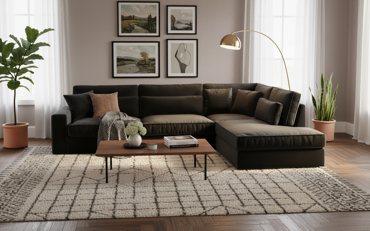 CANAPE ERM-BRISTOLA ANGLE DROIT 315X230cm