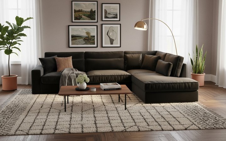 CANAPE ERM-BRISTOLA ANGLE DROIT 315X230cm