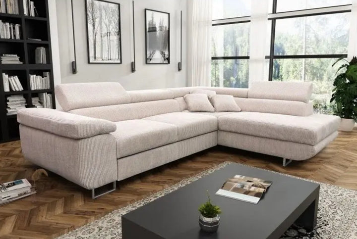 CANAPE ERM-TOULOUSE ANGLE DROIT CONVERTIBLE 275x205cm