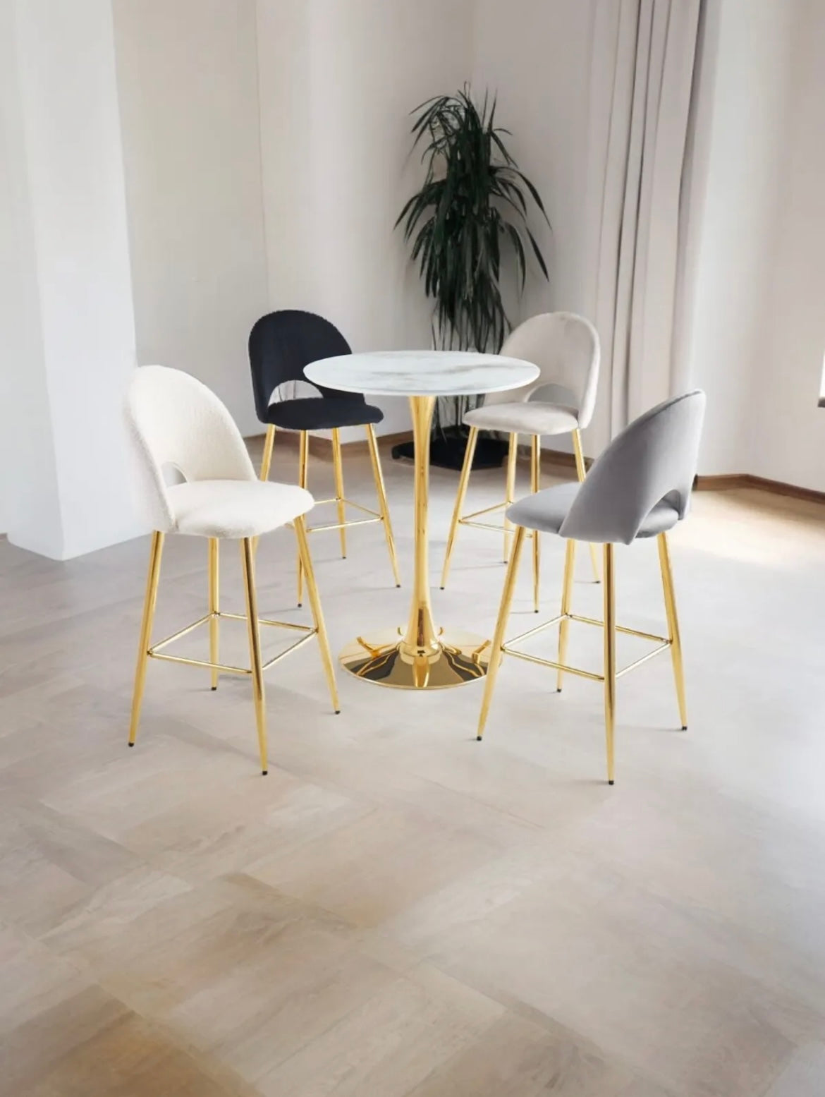 Table de bar rosa-GDM