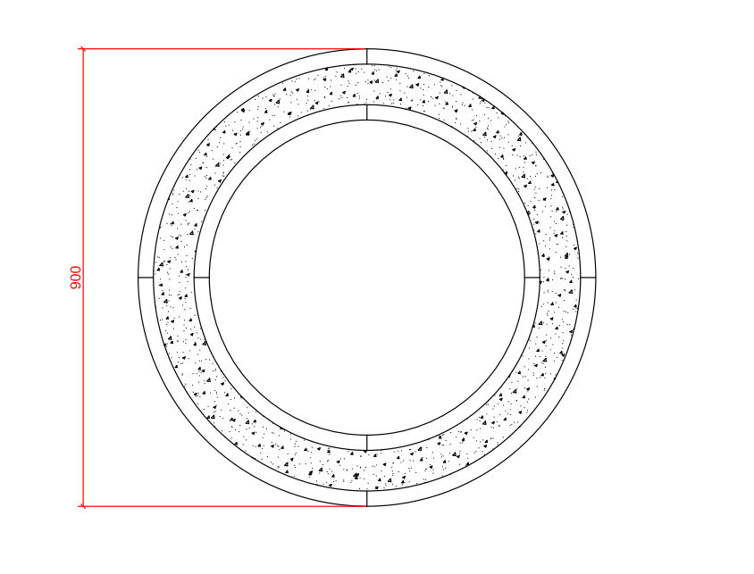 Miroir rond MARS 90 cm