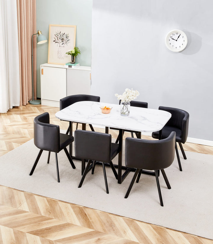 Ensemble Table et 6 Chaises VENDOME - Modernité et élégance