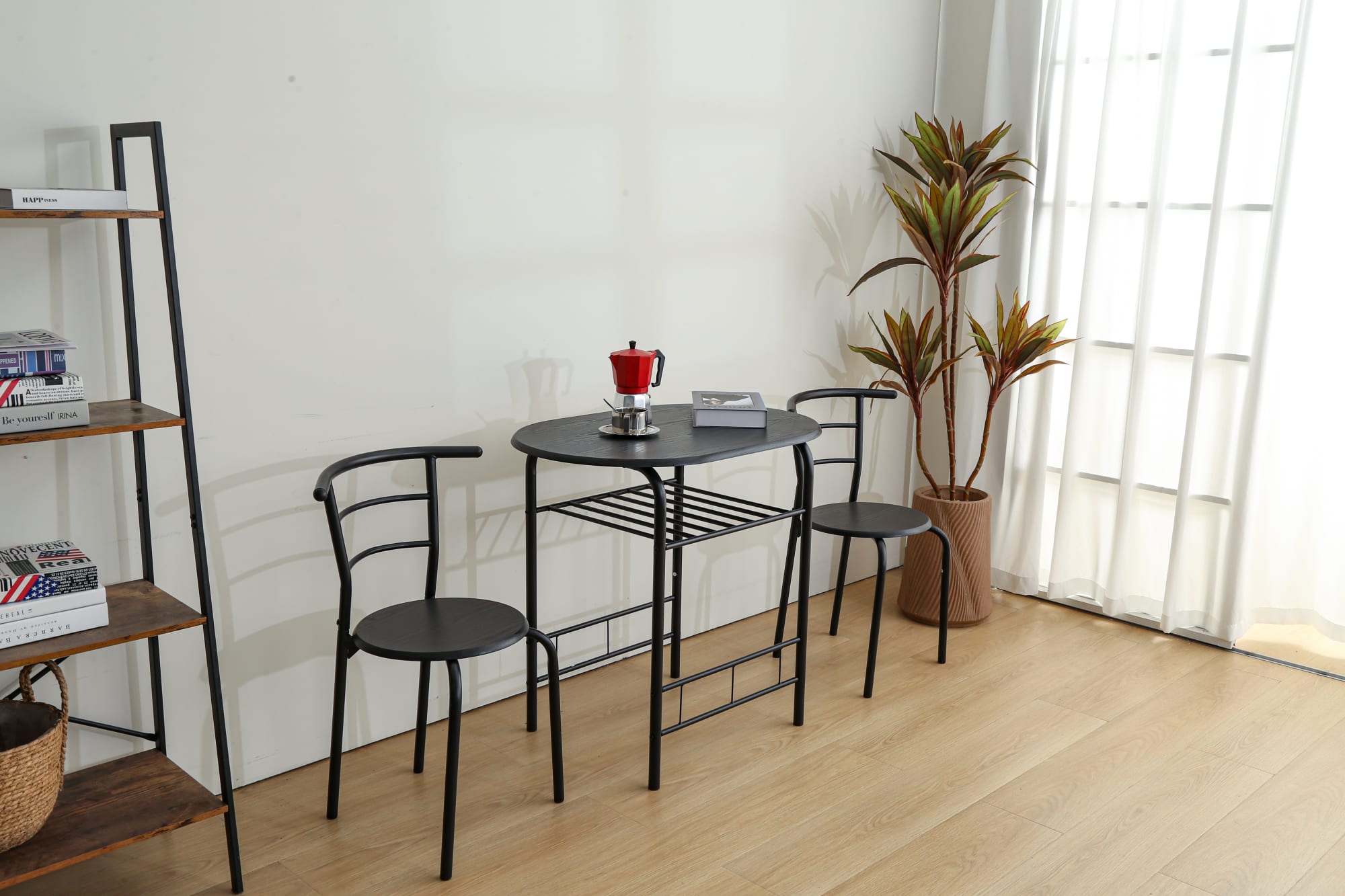 Ensemble table + 2 chaises CARRY Mdf l 80 cm