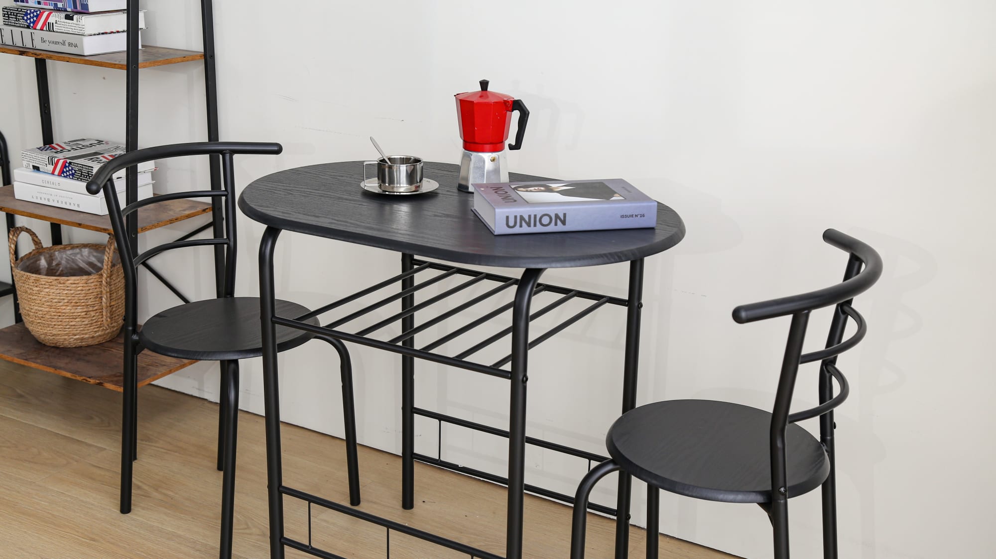 Ensemble table + 2 chaises CARRY Mdf l 80 cm