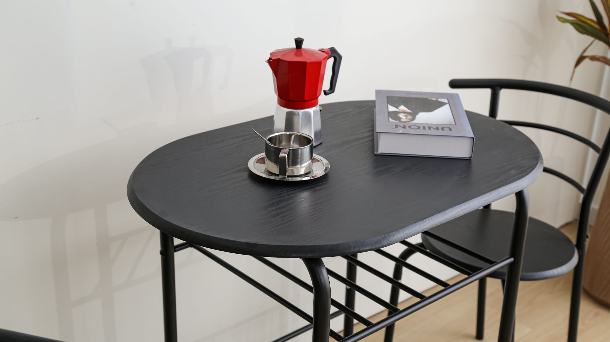 Ensemble table + 2 chaises CARRY Mdf l 80 cm