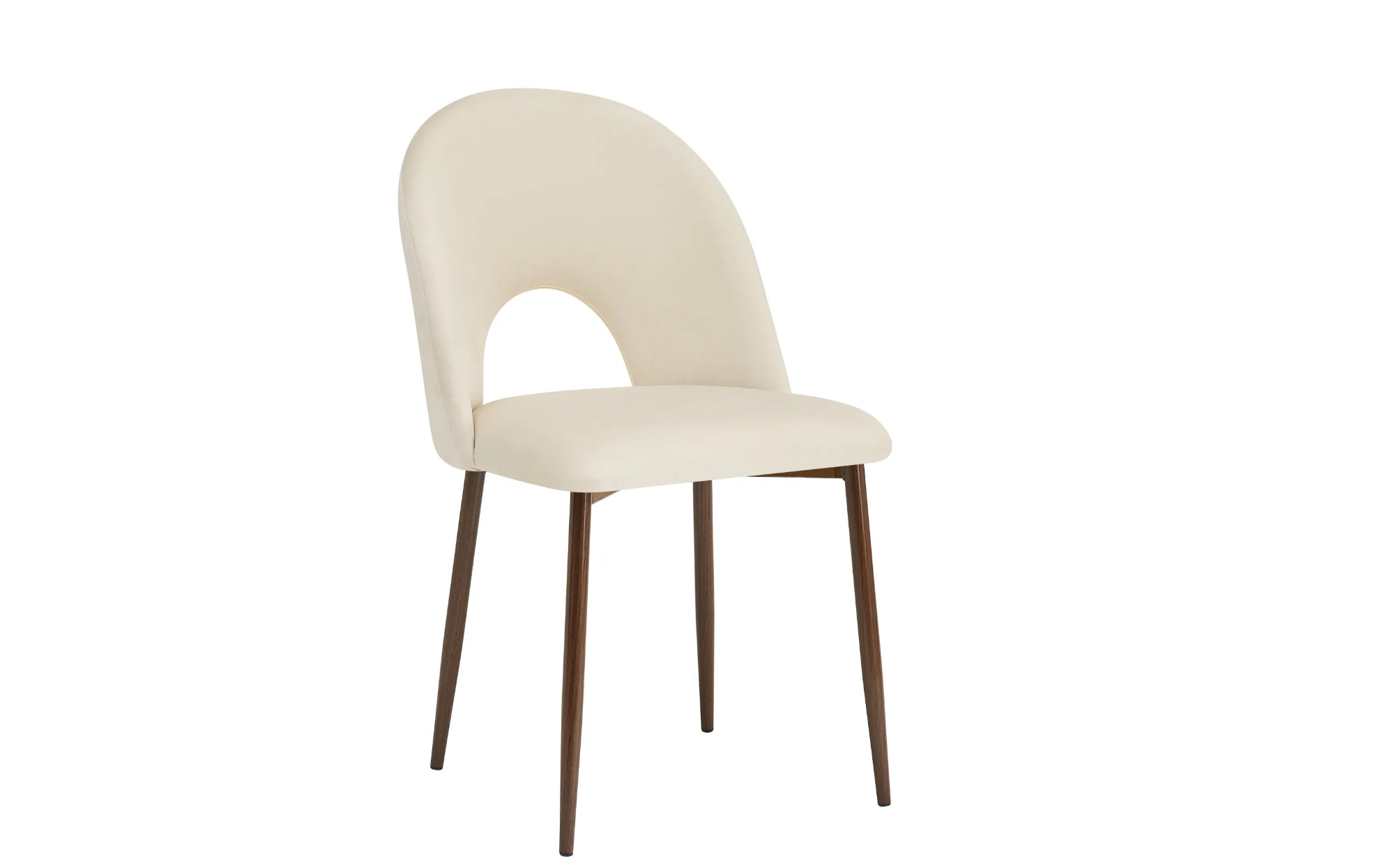 CHAISE ERM-TEDDY METAL NOYER VELOURS BEIGE